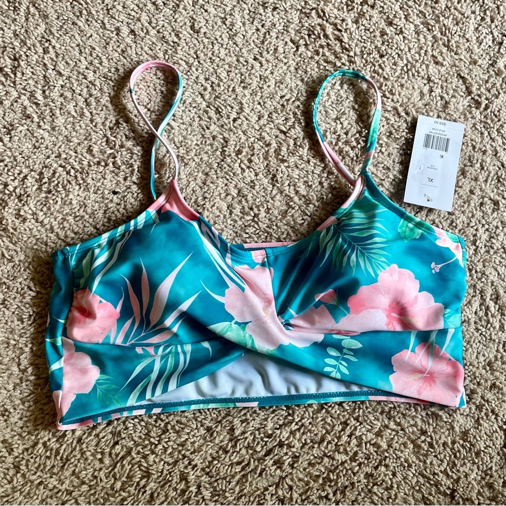 3 FOR $25: Twist front swim top by Ocean & Coast